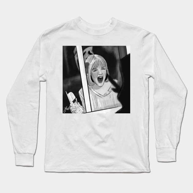 Scream Long Sleeve T-Shirt by YaelsColors